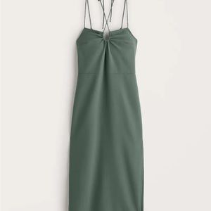 Strappy Halter Midi Dress
